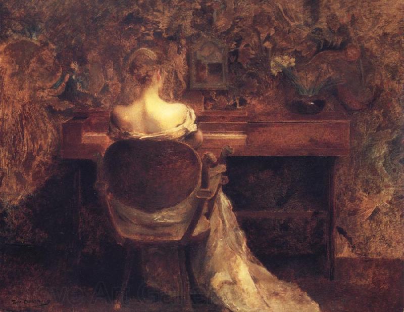 Thomas Wilmer Dewing The Spinet Spain oil painting art